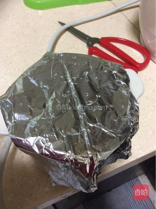 口上铺锡纸