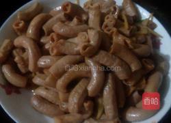 酸菜炒猪小肠的做法图解8