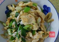 大葱炒鸡蛋的做法图解7