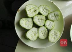 肉末丝瓜的做法图解1