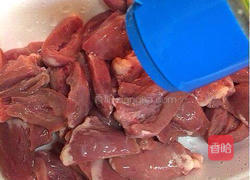 孜然鸡心的做法图解2