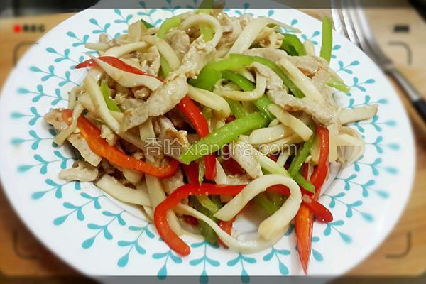 杏鲍菇炒里脊肉 时令蘑菇炒里脊的做法 菜谱 香哈网 杏鲍菇炒里脊肉 时令蘑菇炒里脊的做法 菜谱 香哈网