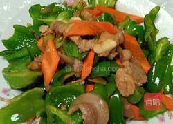 五花肉炒薄皮辣的做法图解8