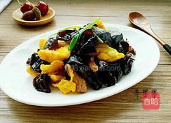 木耳鸡蛋炒肉的做法图解6