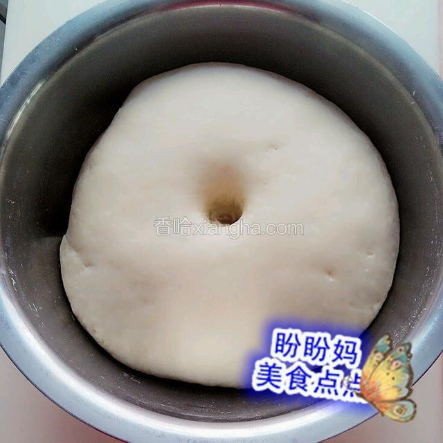 然后发酵成两倍大
