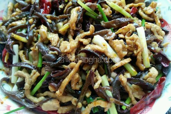 木耳炒肉丝