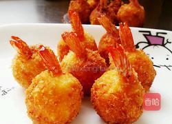 土豆泥虾球的做法图解12