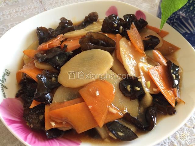 鲍汁蒜香素三样