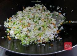 包菜肉沫饭的做法图解8