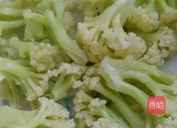 番茄炒花菜的做法图解5