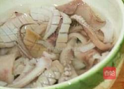 辣炒鱿鱼的做法图解2