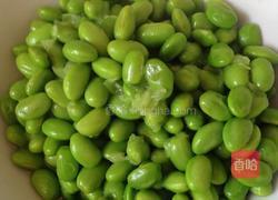 茭白毛豆的做法图解4