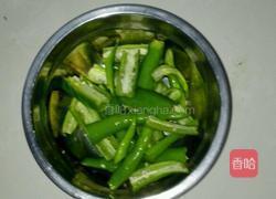 美人椒干烧茄子的做法图解2