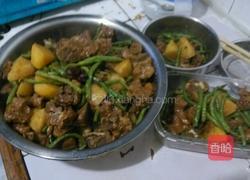 土豆烧排骨豇豆 五香味的做法图解6