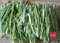 清炒扁豆角的做法图解3