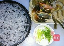 清蒸粉丝肉蟹的做法图解1