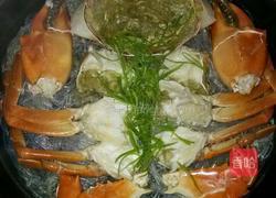 清蒸粉丝肉蟹的做法图解5