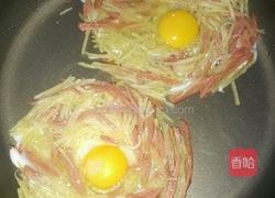 土豆火腿鸡蛋煎饼的做法图解5