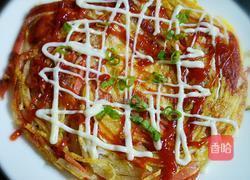 土豆火腿鸡蛋煎饼的做法图解7