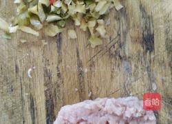 肉末榨菜蒸豆腐的做法图解1