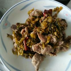 酸菜炒肉的做法[图]