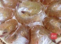 粉丝蒸鲜虾的做法图解2
