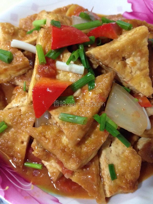 西红柿烧油豆腐