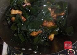 红烧五花海带的做法图解5