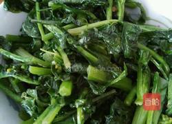 炒菜苔的做法图解5