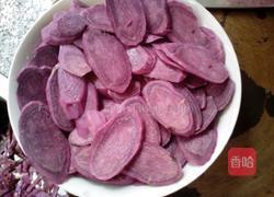 紫薯玫瑰馒头的做法图解2