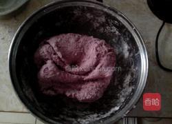 紫薯玫瑰馒头的做法图解6