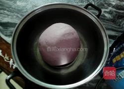 紫薯玫瑰馒头的做法图解7