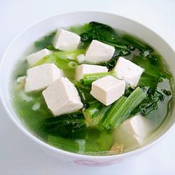 小白菜豆腐汤的做法[图]