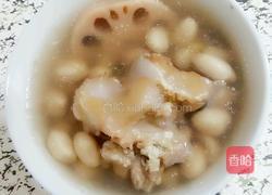 花生莲藕筒骨汤的做法图解8