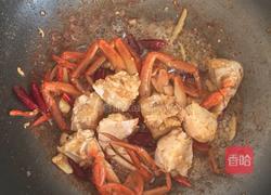 姜葱炒蟹的做法图解4