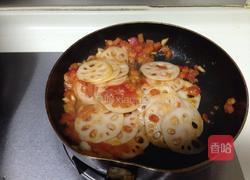 茄汁藕片的做法图解9