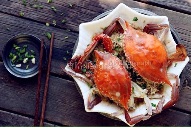 蟹壳装饰表面，开吃！