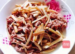杏鲍菇炒肉丝的做法图解7