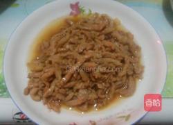 肉丝炒榨菜的做法图解3