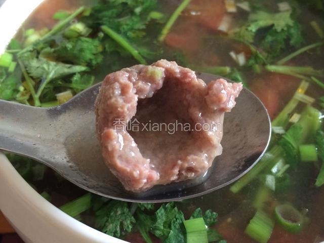 美味好吃的撒尿牛丸汤，您有木有特别动心呢？