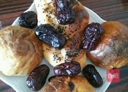 烤箱，做的，黑糖包，麻花辫面包的做法图解1