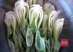 香菇油菜的做法图解3