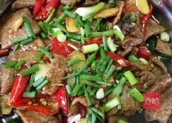 血皮菜炒猪肝的做法图解8