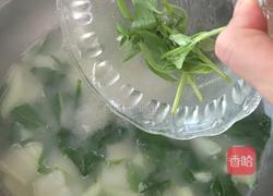 九层塔白菜什鱼汤的做法图解6