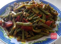 西红柿炒豆角的做法图解9