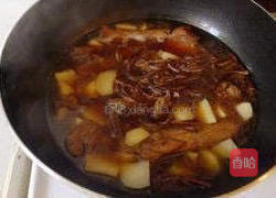 土豆炖排骨的做法图解5