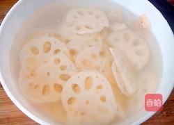 藕片炒肉的做法图解2