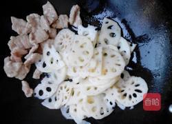 藕片炒肉的做法图解9