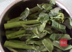 腊味炒芥蓝的做法图解1