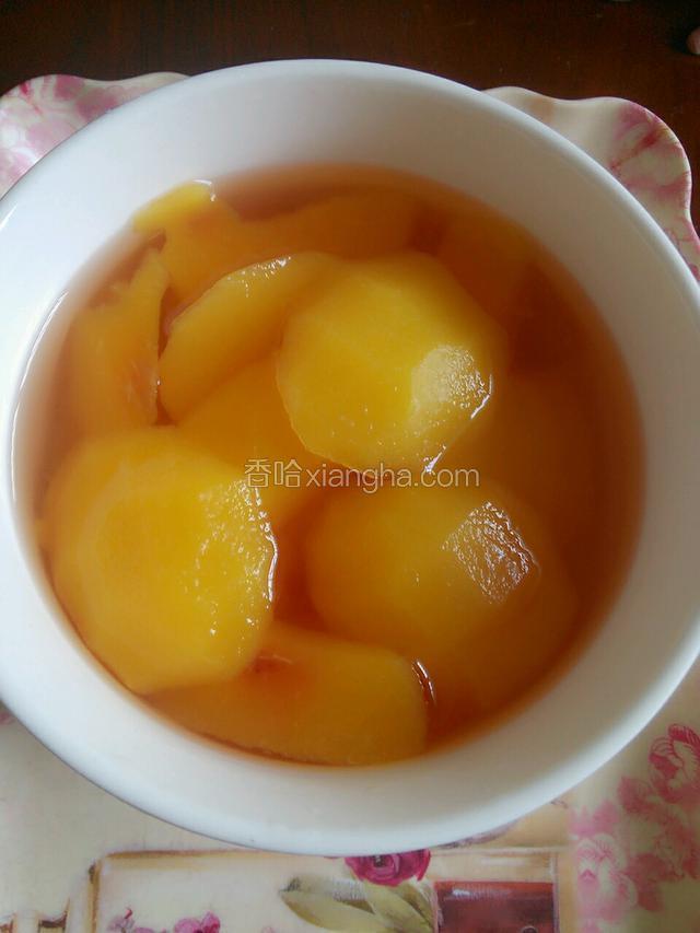 自制黄桃罐头